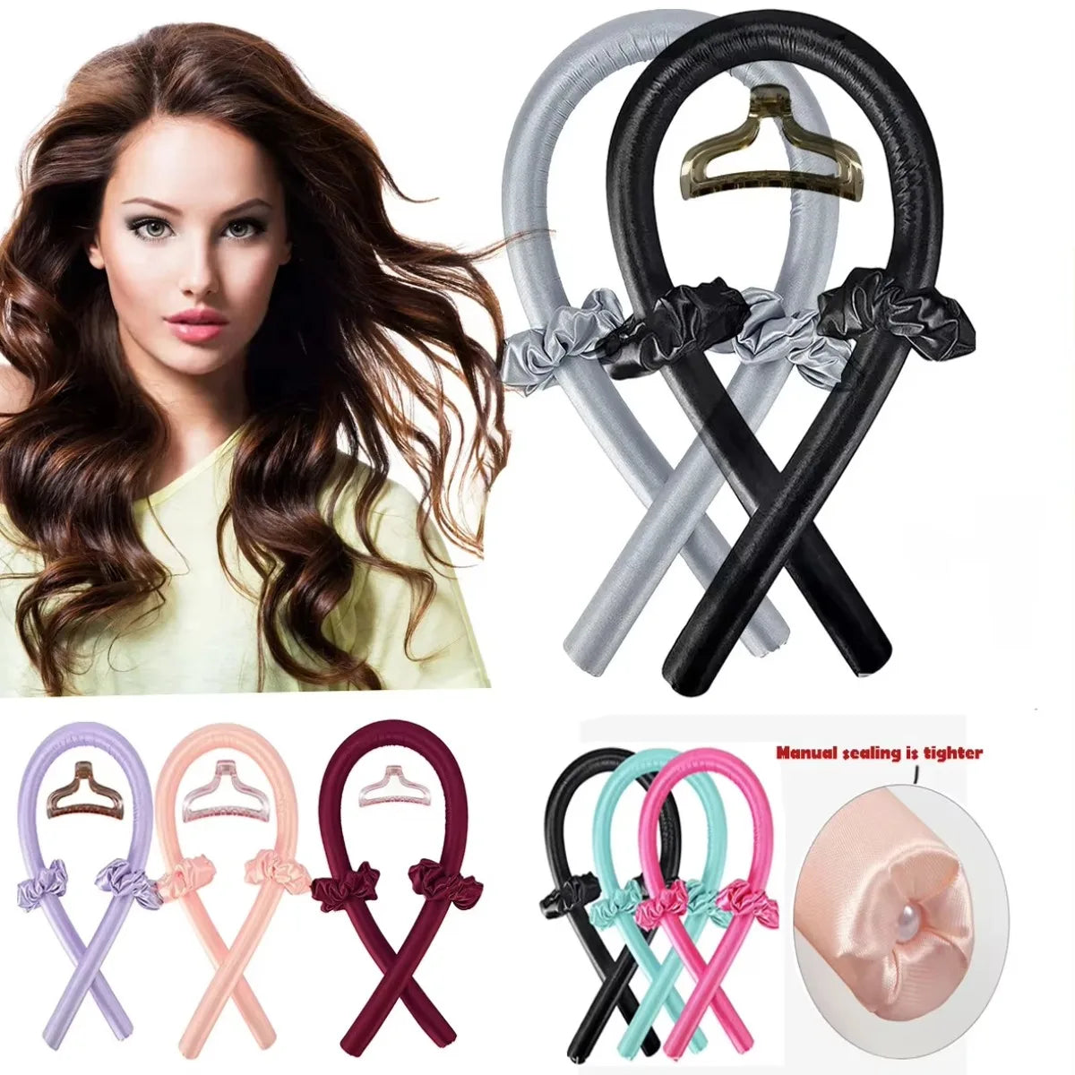 Silk Curling Headband Magic