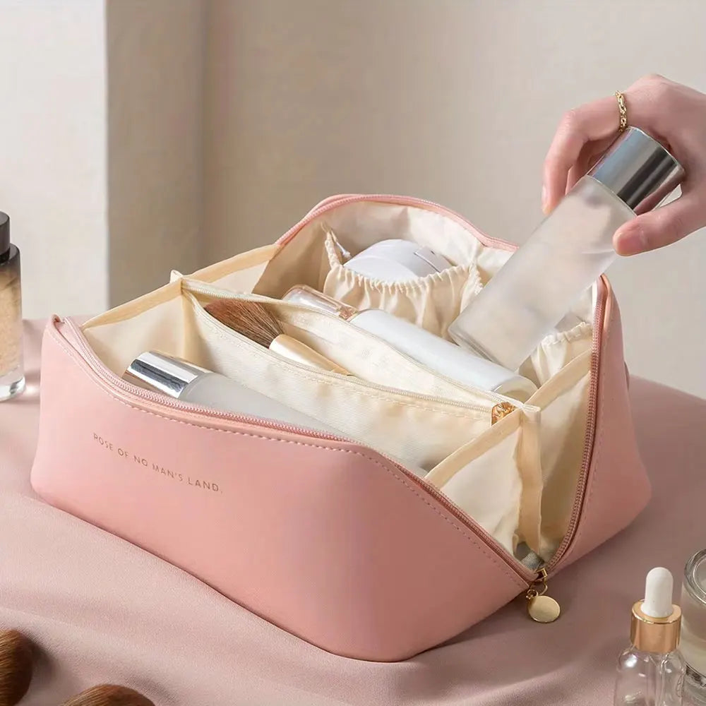 Elegant Travel Makeup Organizer