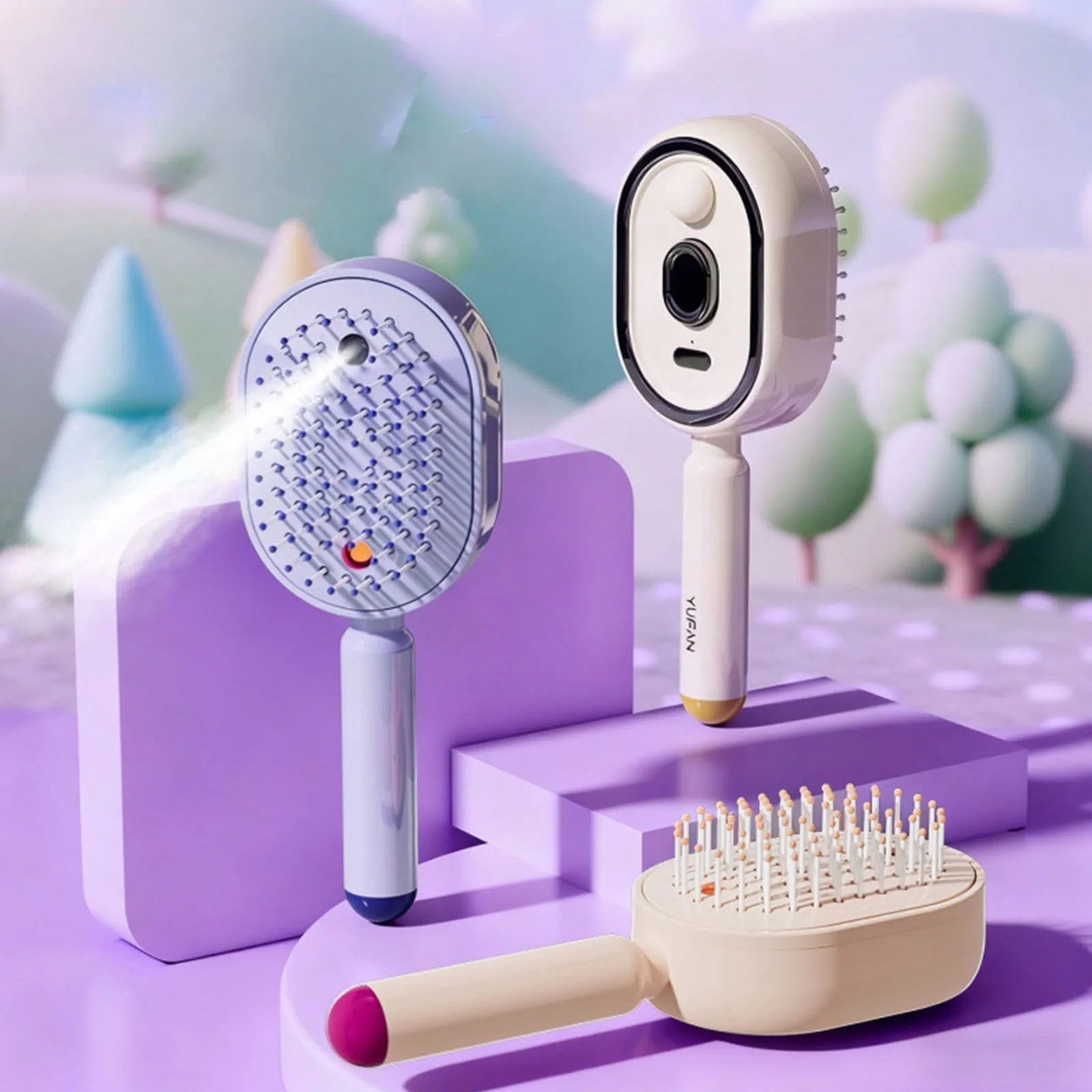 Magic Mist Hair Brush