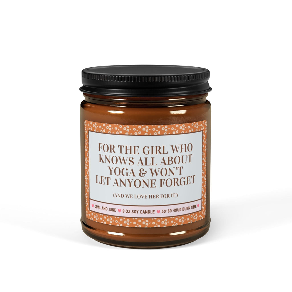 Yoga Teacher Thank You Candle